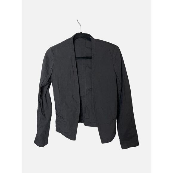 Theory Clean Blazer in Eco Crunch Wash 2 - Picture 2 of 12